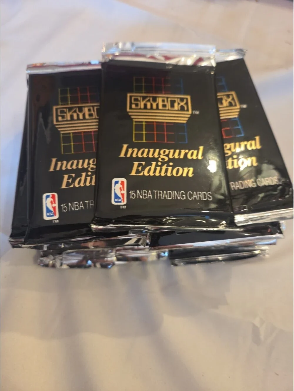 Lot of 23-  1990-91 Skybox Inaugural Edition NBA Basketball Cards -NEW/Unopened